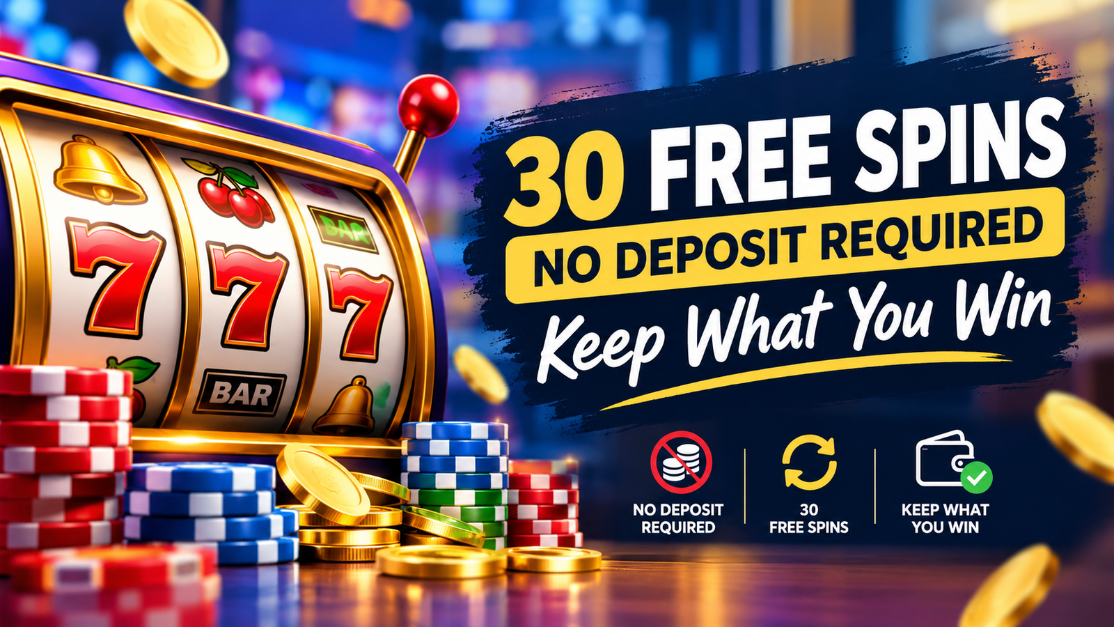 30 free spins no deposit required keep what you win