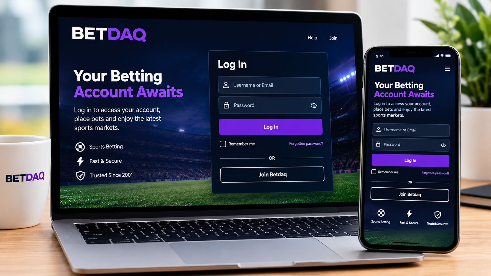 betdaq login